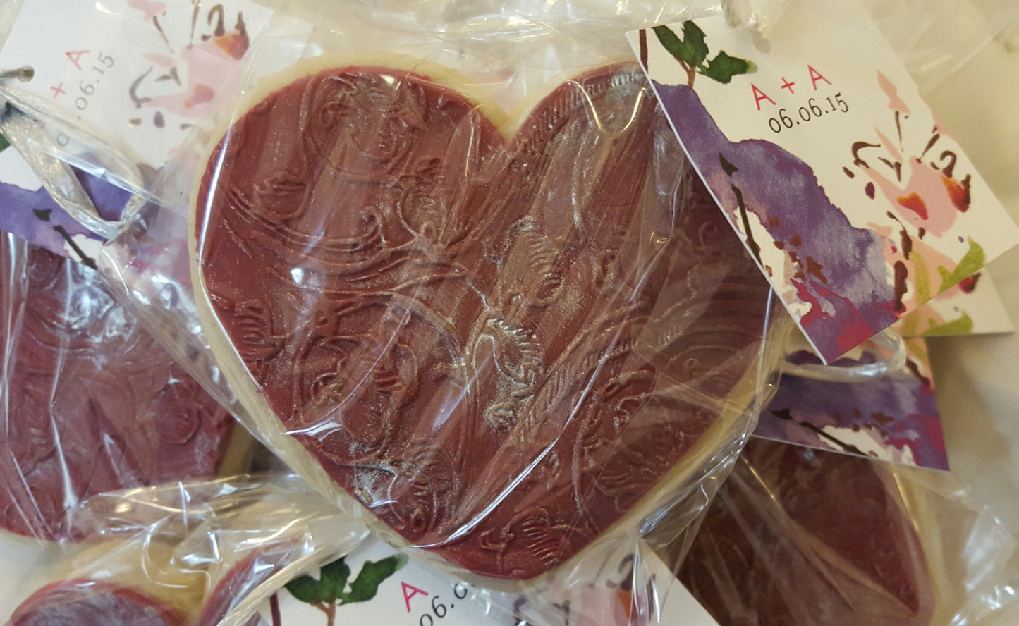 Custom Color Lace Hearts (dozen)