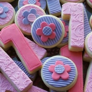 Floral Numbers (16 cookies)