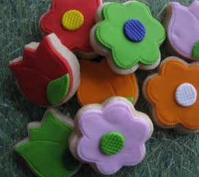 Stitched Flowers (10 cookies)