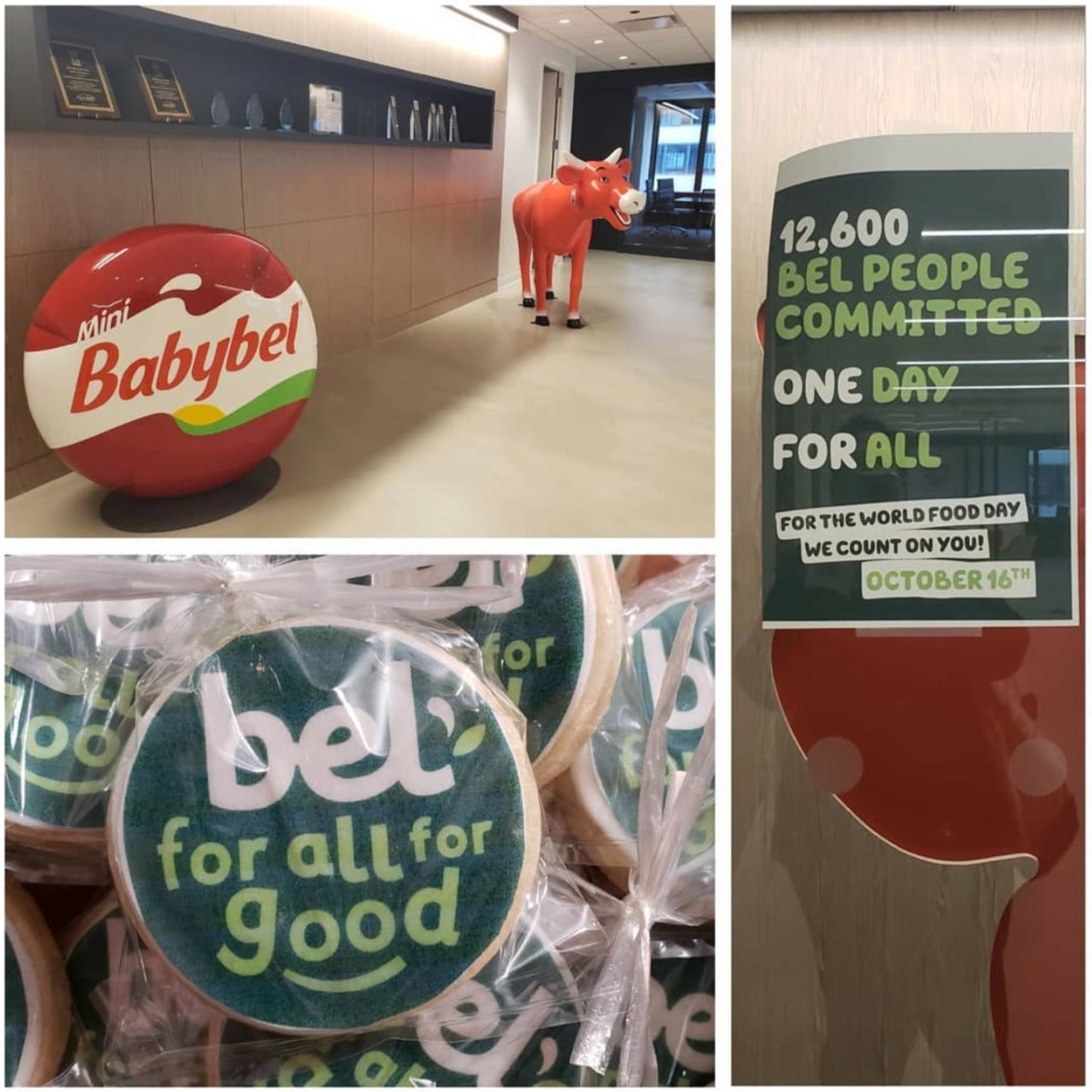 Custom Logo Cookies-Babybel Day of Service